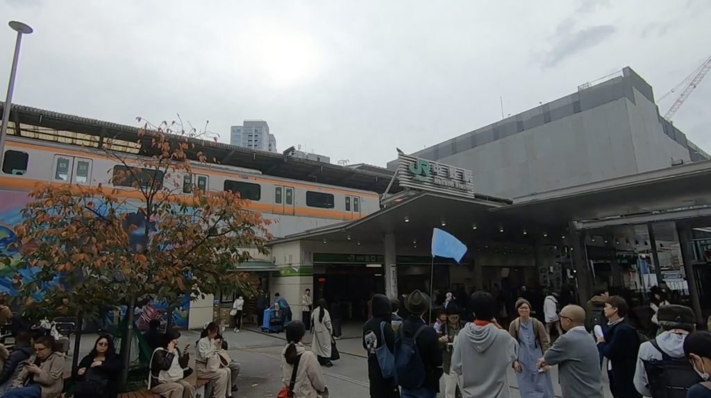 Nakano Station North Exit, the meeting point for the tour